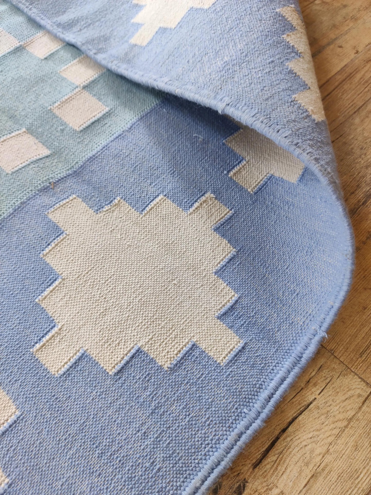 Handwoven Pastel Southwestern Style Area Rug