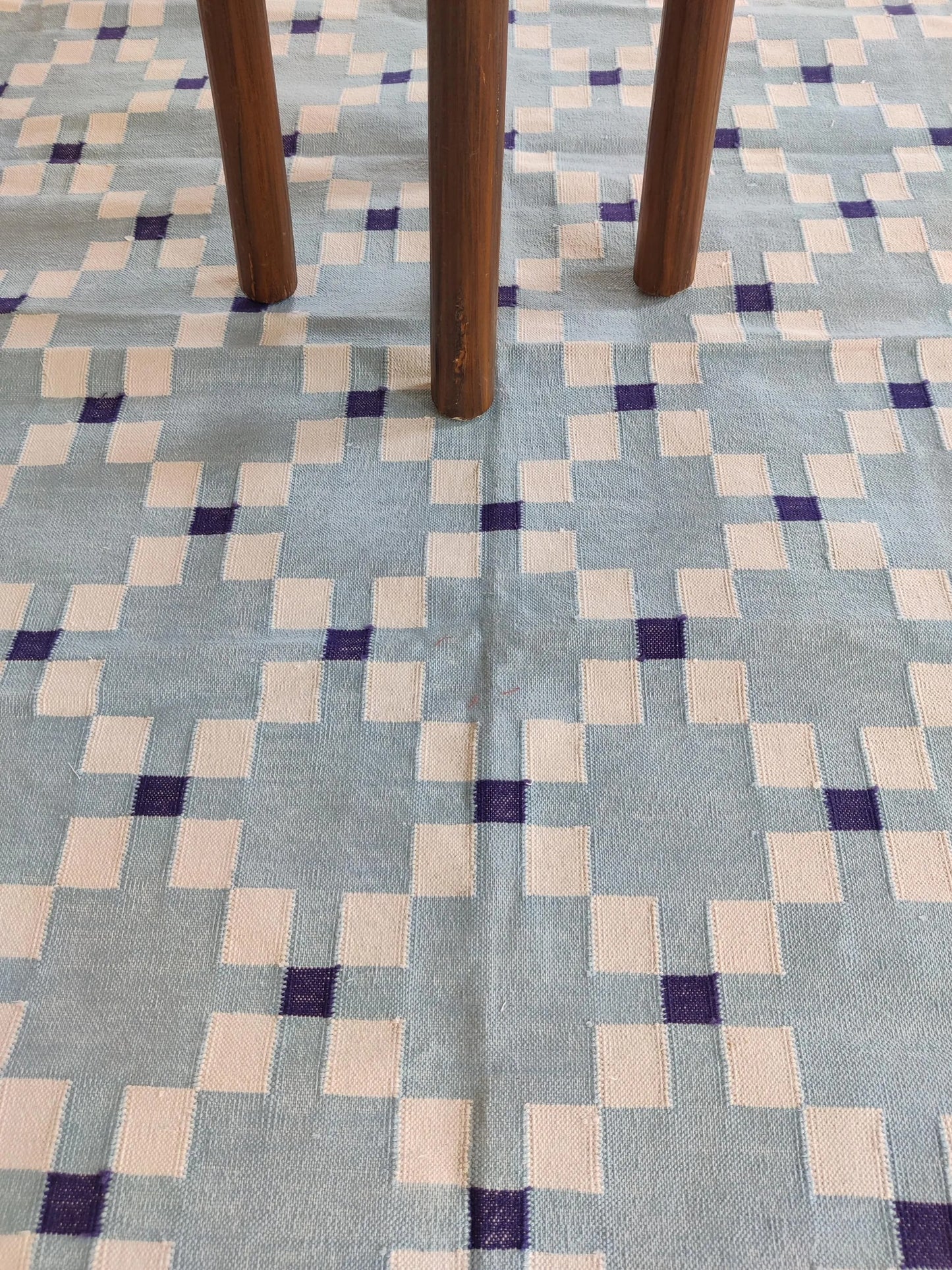 Handwoven Pastel Southwestern Style Area Rug