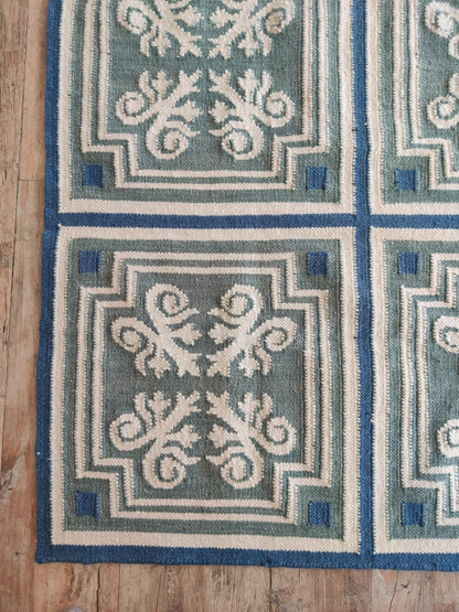 Classic Azulejo Style Pattern Designer Rug