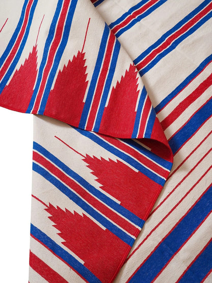 Horizontal Stripe Americana Floor Rug for Living Room Bedroom