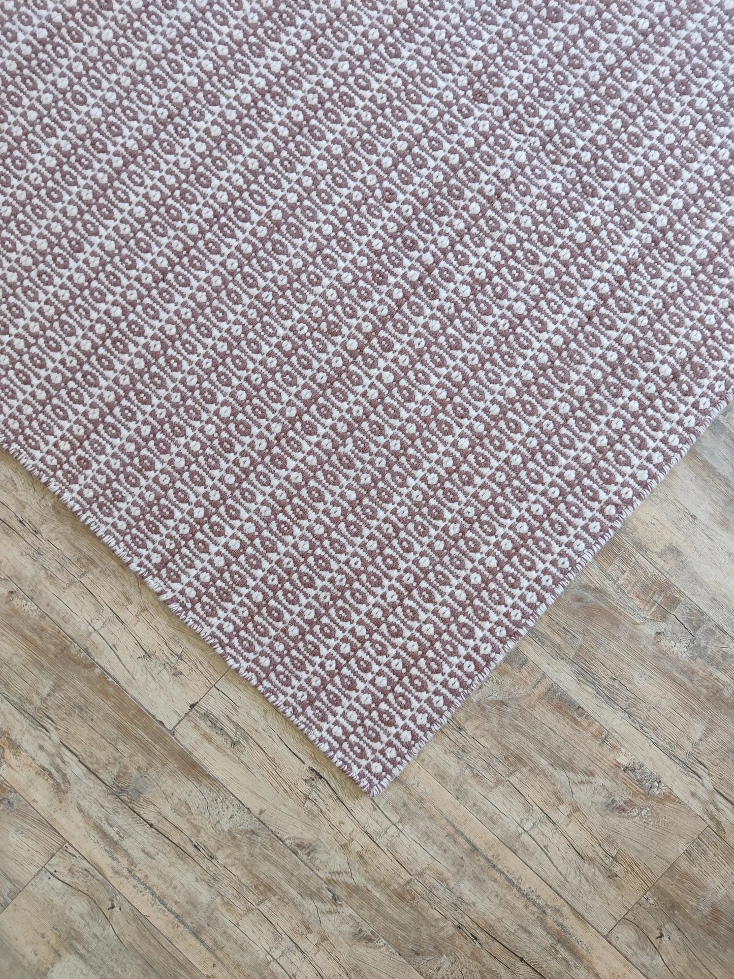 Diamond Lattice Design, Custom Handloom Living Room Decor