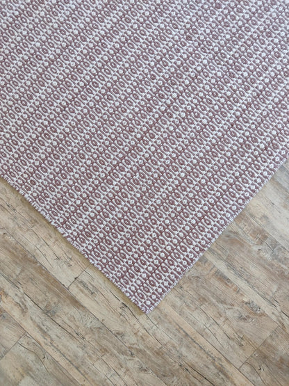 Diamond Lattice Design, Custom Handloom Living Room Decor