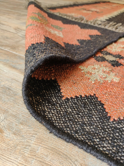 Desert Bloom Heritage Durable Rustic Floor Decor rug