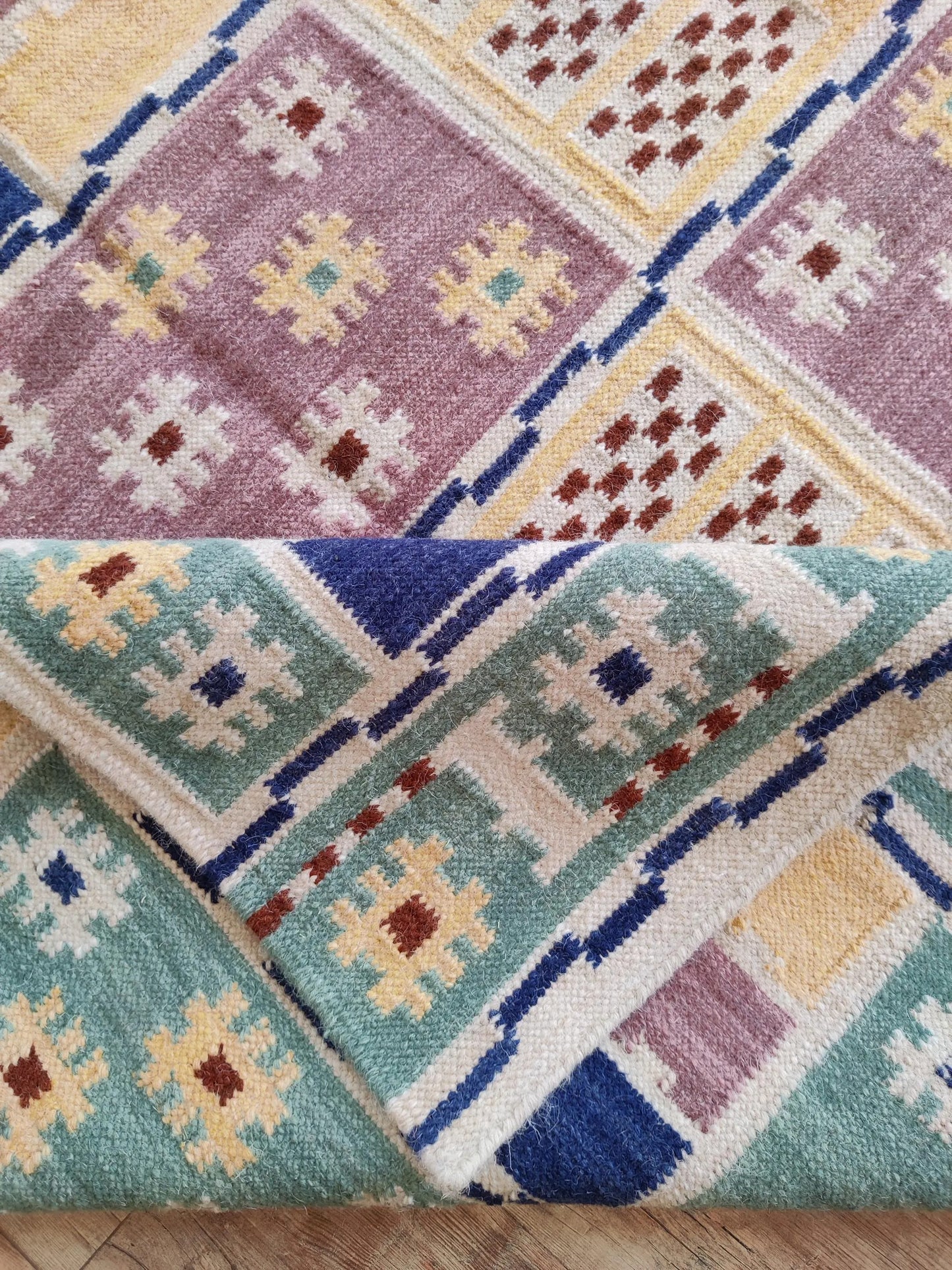 Tribal Scandi Style Area Rug for Home Decor