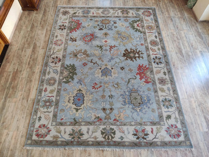 Celestial Meadow Premium Hand-Knotted Wool Rug