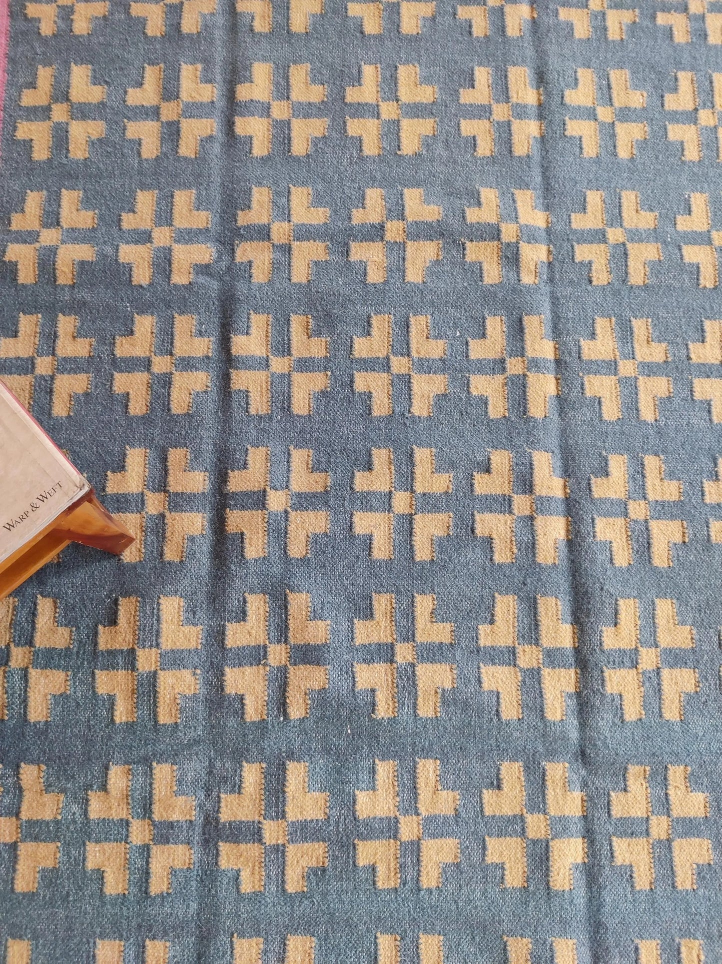 Minimalist Tribal Inspired Handmade Rug for Home Decor