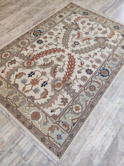 Heritage Floral Medallion Premium Moumak Area Rug