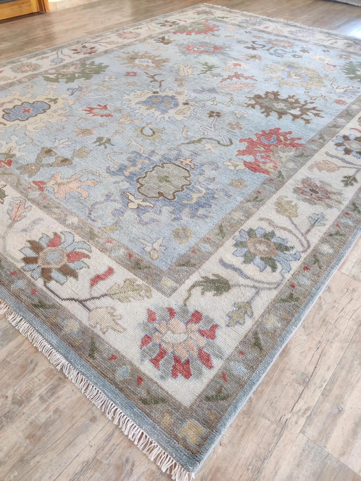 Celestial Meadow Premium Hand-Knotted Wool Rug