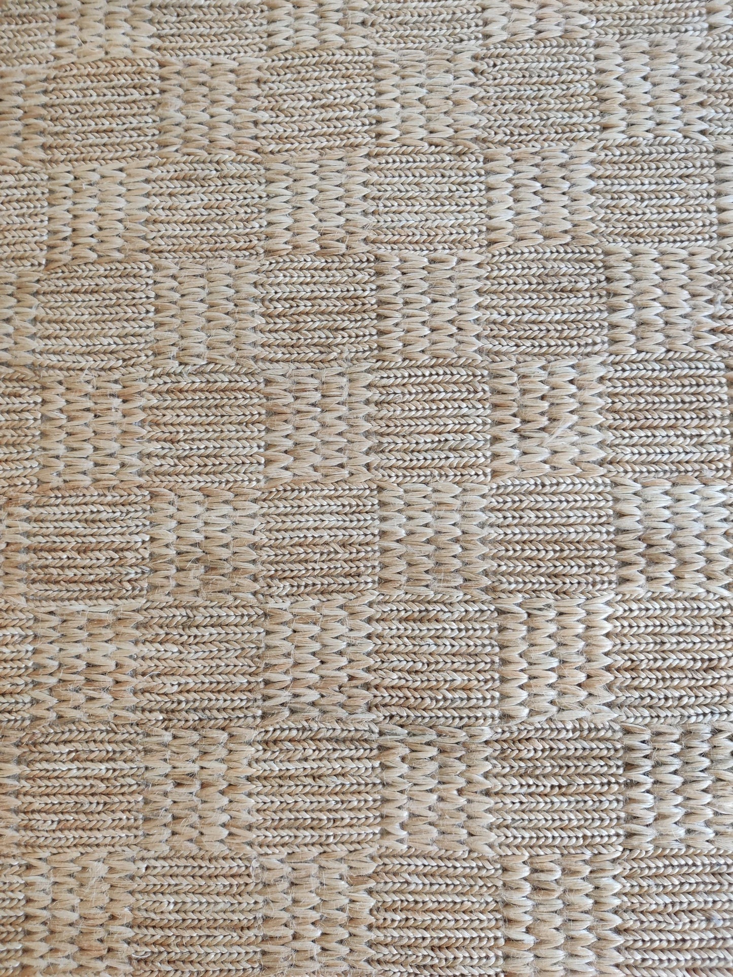 The Sandstone Checker Natural Jute Soumak Rug