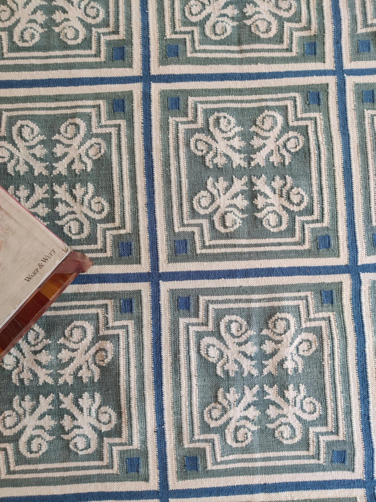 Classic Azulejo Style Pattern Designer Rug