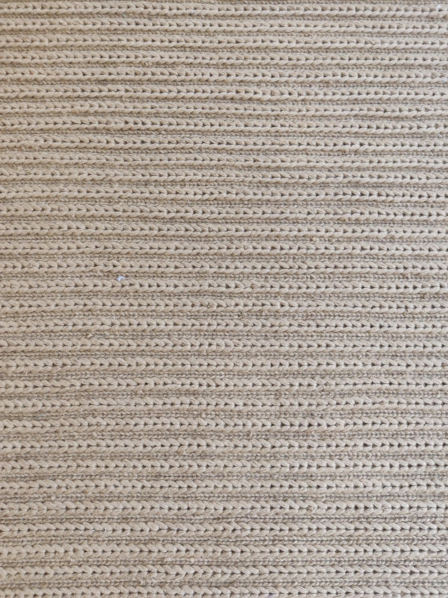 The Earthy Ribbed Natural Jute Soumak Rug