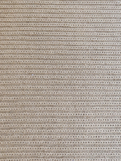 The Earthy Ribbed Natural Jute Soumak Rug