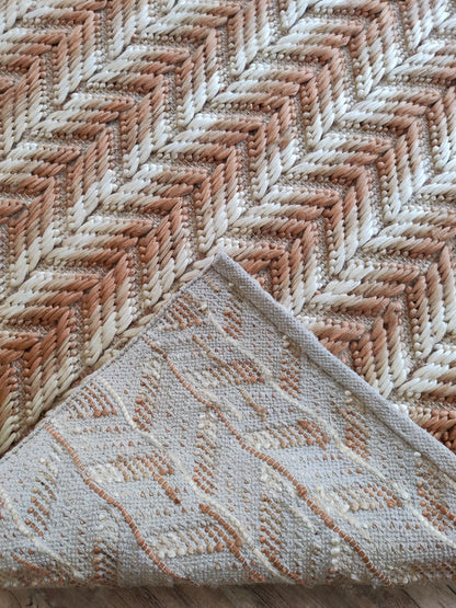Horizon Grain Stripe Natural Fiber Textured Carpet