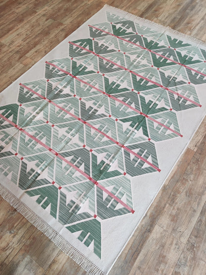 Bauhaus Style Abstract Carpet for Living Room, Minimalist Area Rug