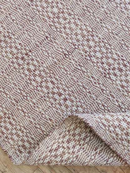 Handwoven Wool Area Rug ,Textured Earth Tones,Custom Natural Handloom Carpet