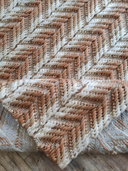 Horizon Grain Stripe Natural Fiber Textured Carpet