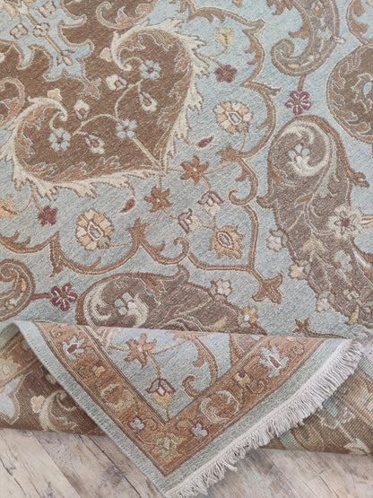 The Azure Paisley Antique Style Soumak Rug