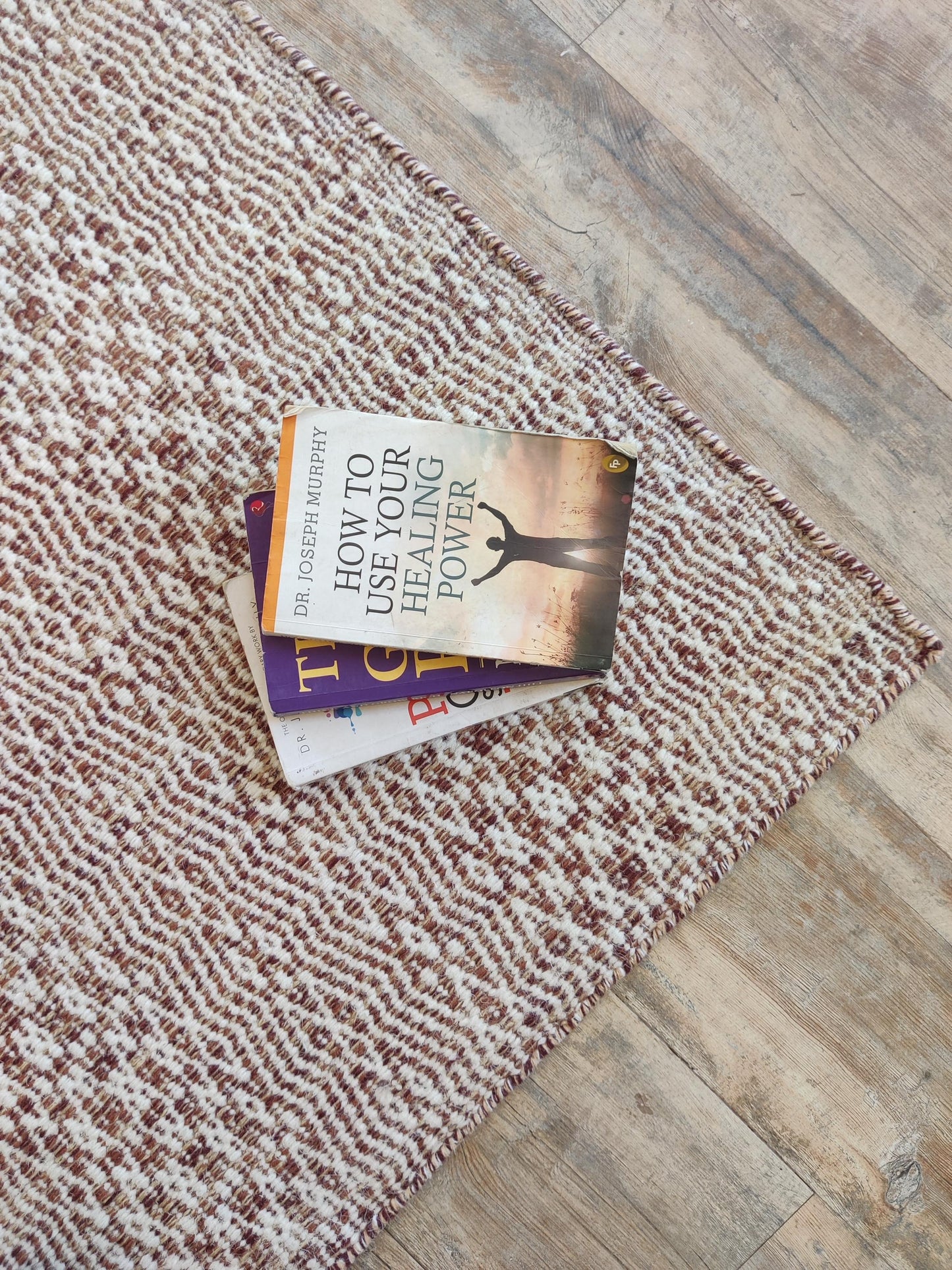 Handwoven Wool Area Rug ,Textured Earth Tones,Custom Natural Handloom Carpet