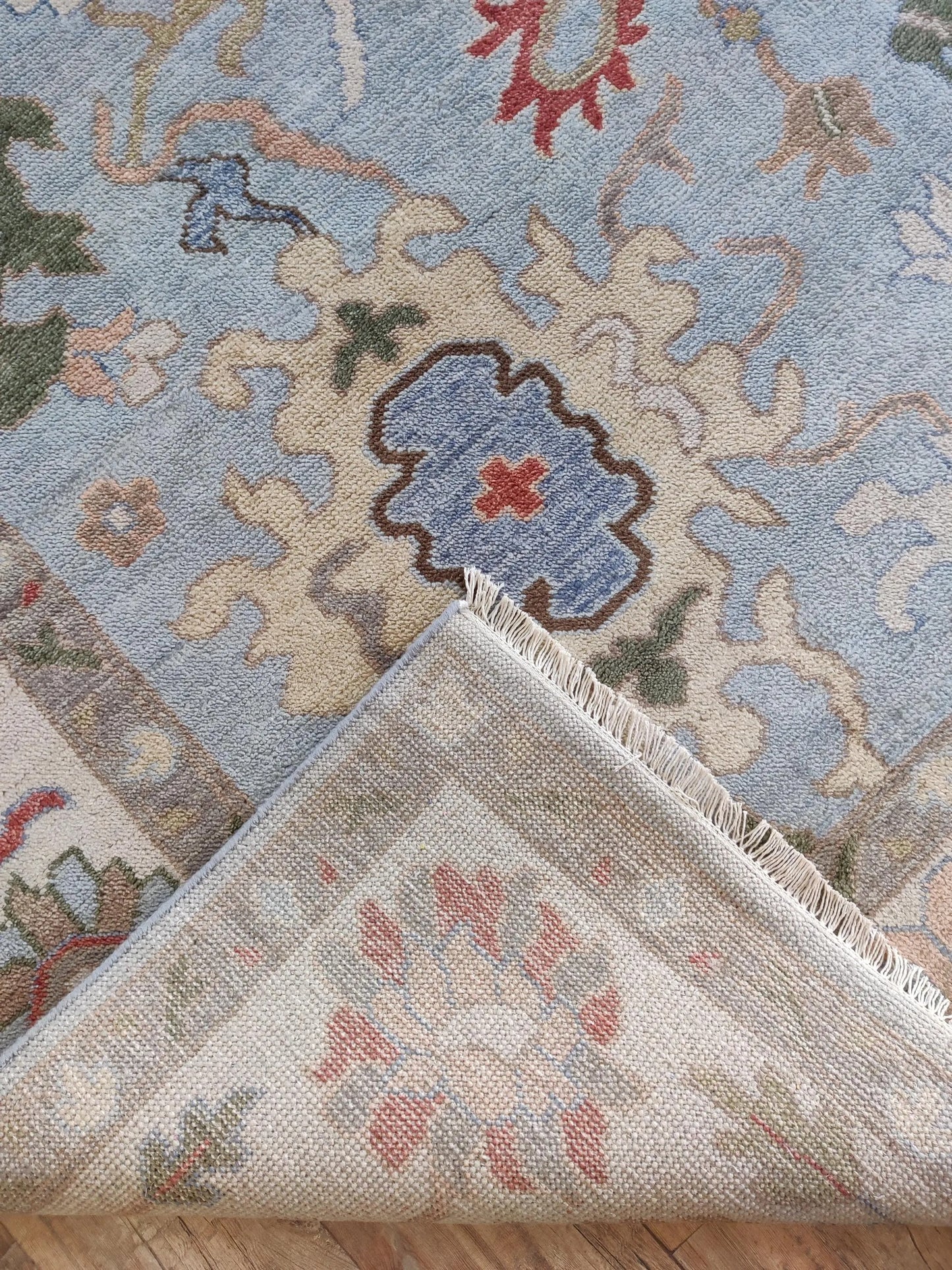 Celestial Meadow Premium Hand-Knotted Wool Rug