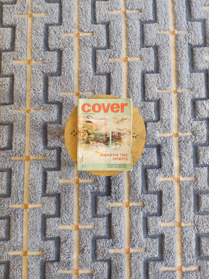 Slate Blue Interlocking Geometric Design - Modern High-Low Textured Area Carpet