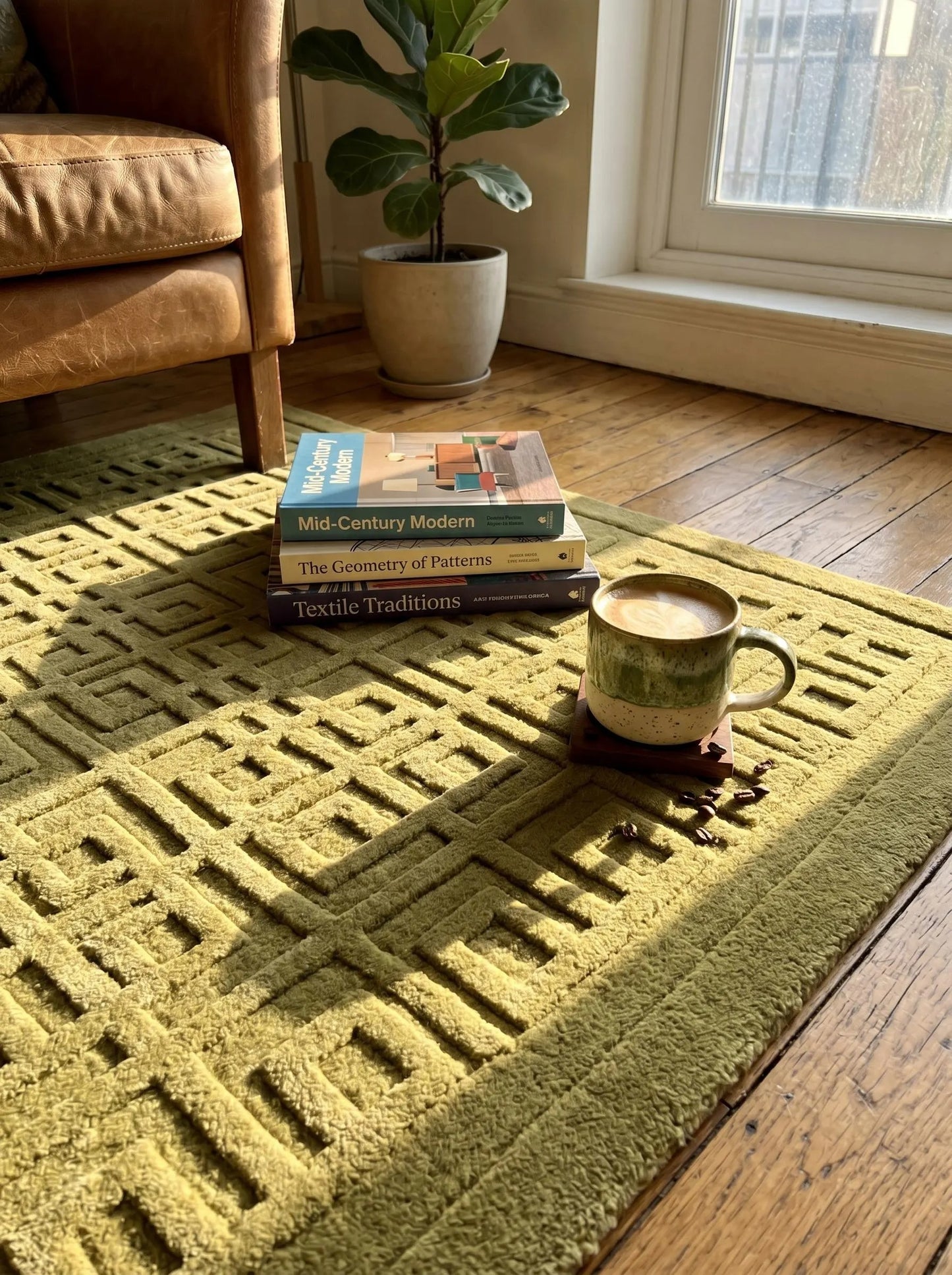 Modern Scandinavian Geometric Area Rug