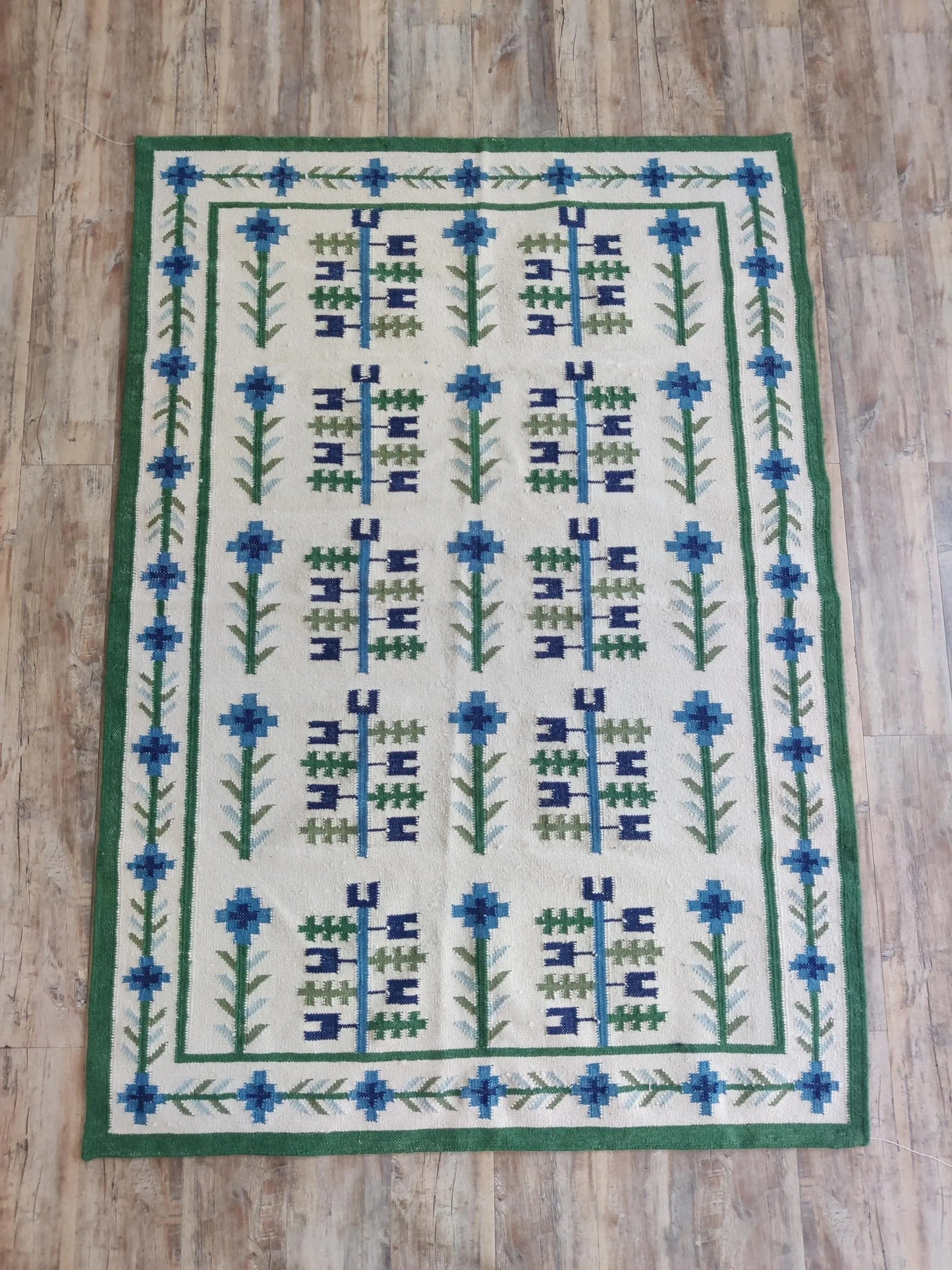 Handwoven Wool Kilim Rug Living Room/Bedroom Indoor Rug, Personalized Rug