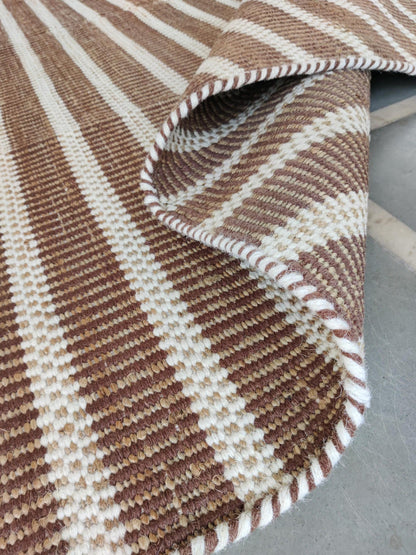 Textured Linear Rug Pattern Bohemian Interior Inspiration