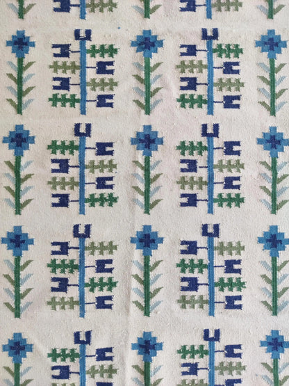 Handwoven Wool Kilim Rug Living Room/Bedroom Indoor Rug, Personalized Rug