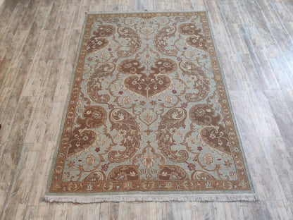 The Azure Paisley Antique Style Soumak Rug