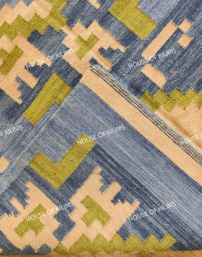 Wool Flatweave Floor Decor, Scandinavian Style Wool Rug
