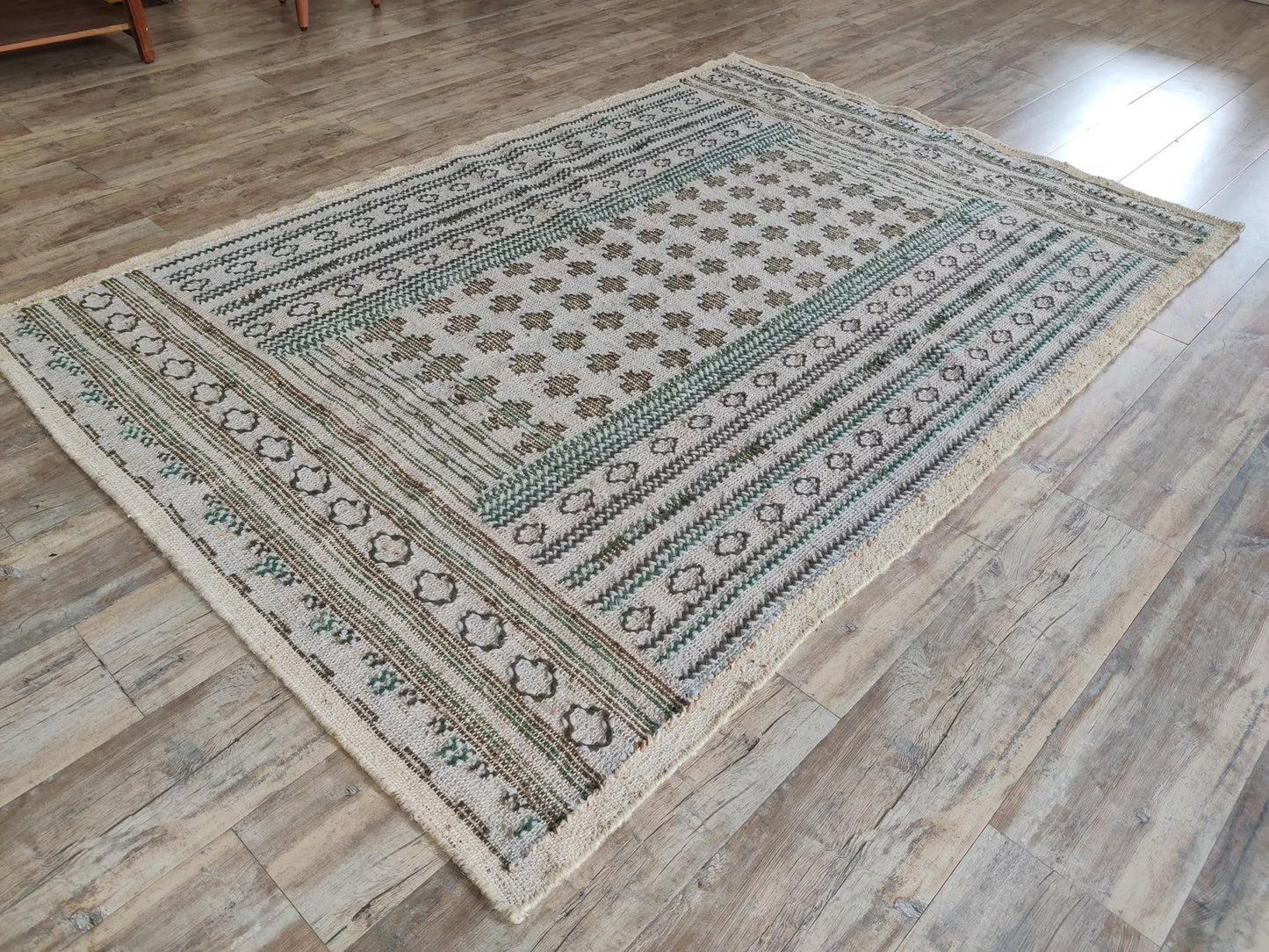 Keziah Cotton Jute Flatweave Rug