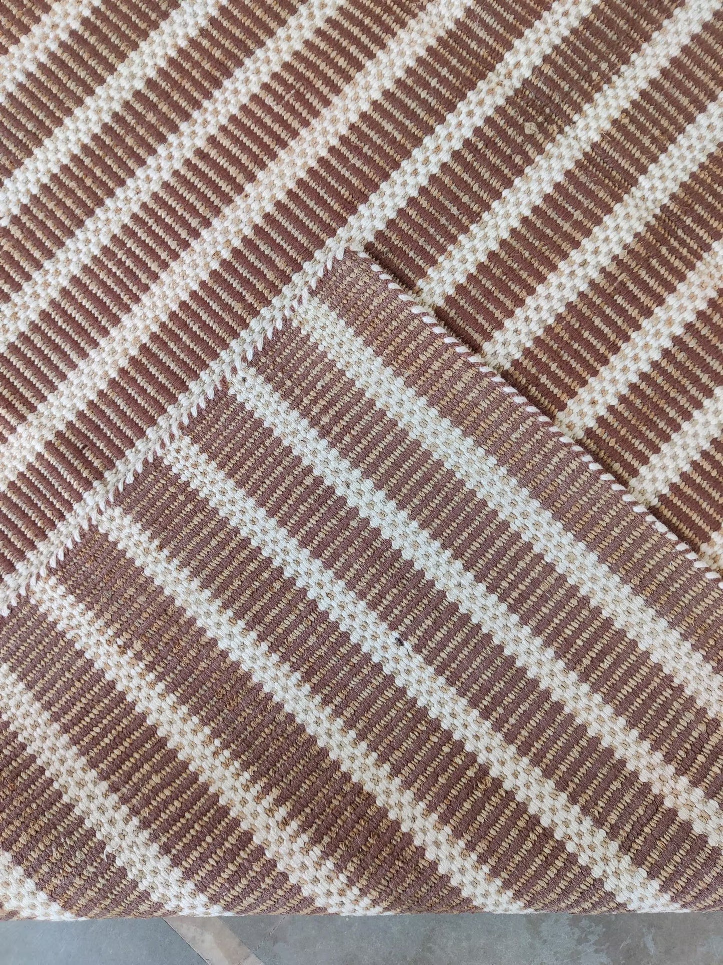 Textured Linear Rug Pattern Bohemian Interior Inspiration