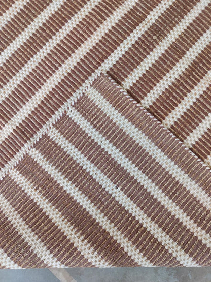 Textured Linear Rug Pattern Bohemian Interior Inspiration