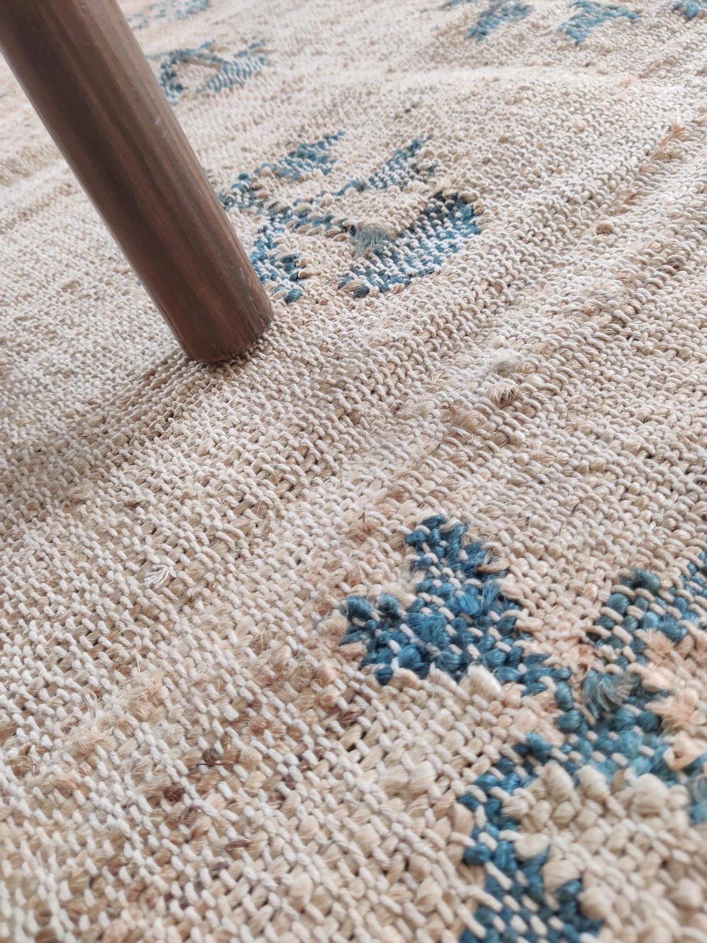 Hand-woven jute Flower Rug Home and Living Room Rug