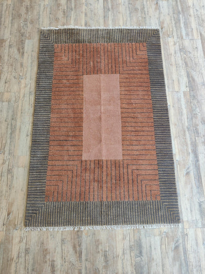 Terra Steps Modern Abstract Linear Area Rug