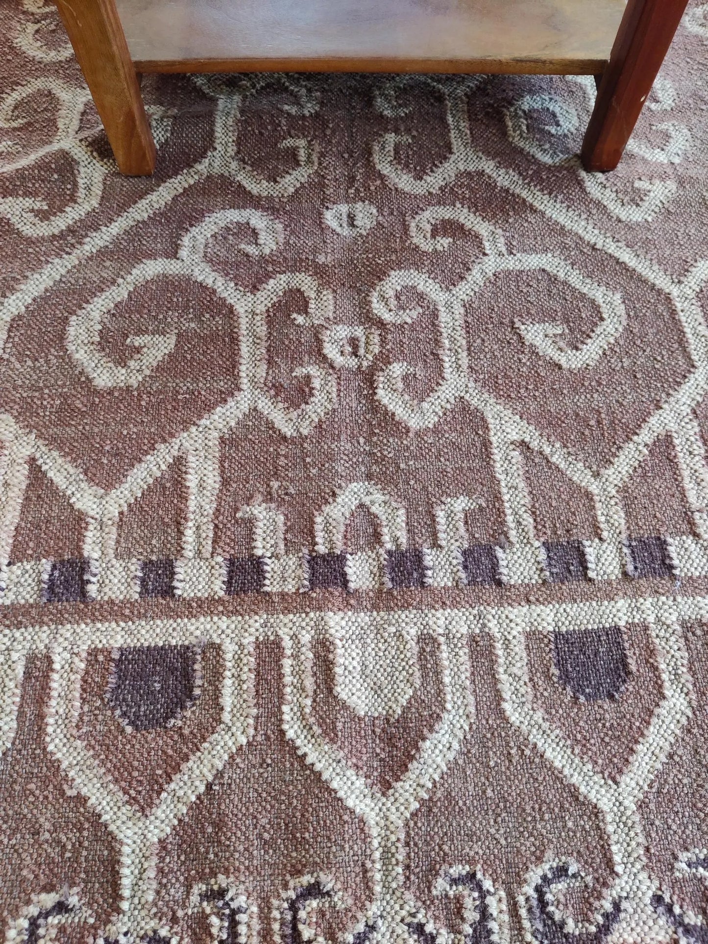 Aztec Maze Antique Tribal Pattern Rug