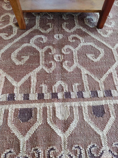 Aztec Maze Antique Tribal Pattern Rug