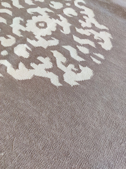 Ornate Floral Medallion Cotton Rug