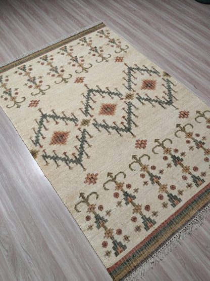 Heritage Symmetra Eco-Friendly Reversible Area Rug for Living Room