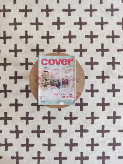 Nordic Swiss Cross Pattern High-Quality Handcrafted Minimalist Floor Decor