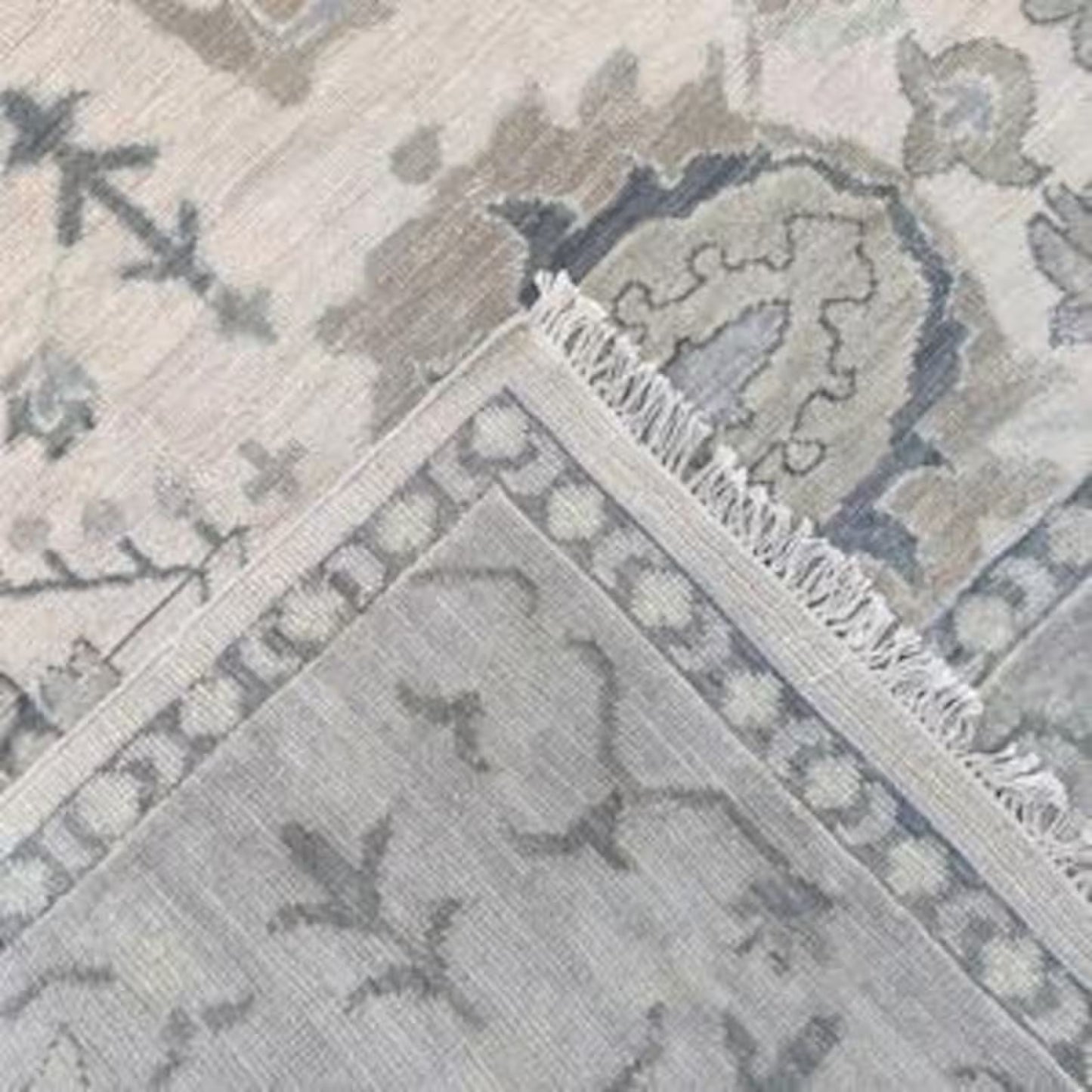 Urban Flora Neutral home decor Oushak Rug