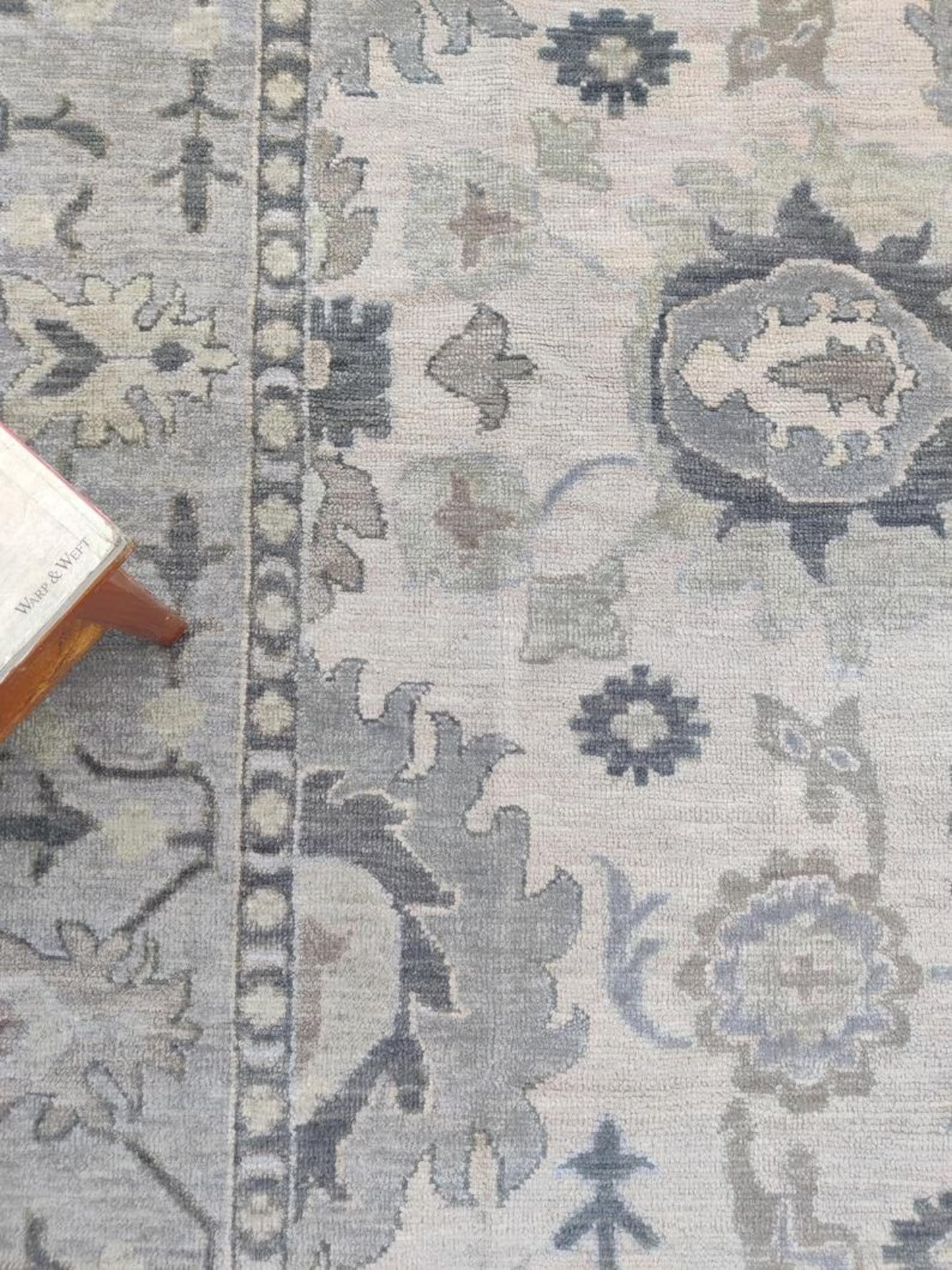 Urban Flora Neutral home decor Oushak Rug