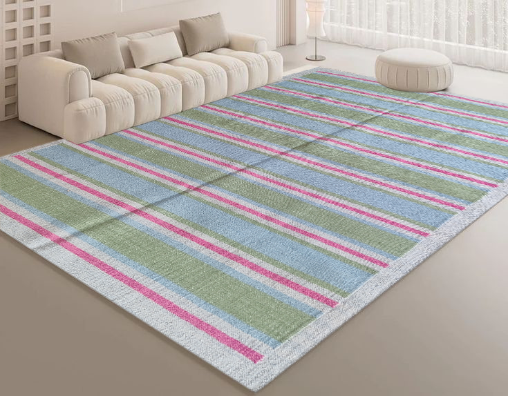 Coastal Stripe Wool Area Rug