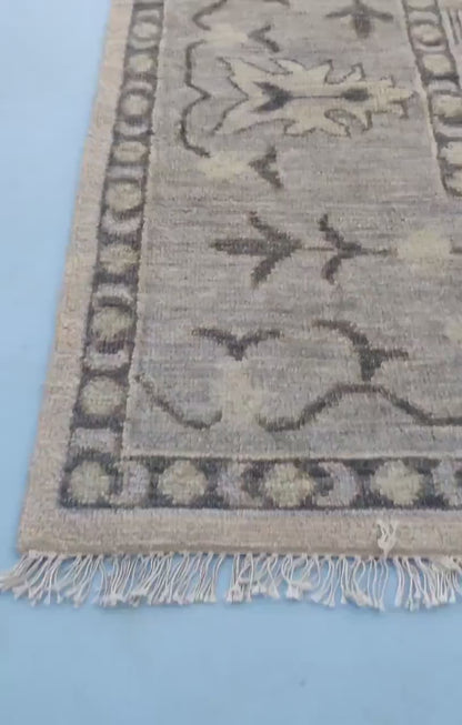 Urban Flora Neutral home decor Oushak Rug