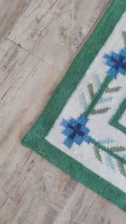 Handwoven Wool Kilim Rug Living Room/Bedroom Indoor Rug, Personalized Rug