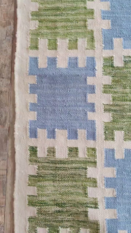 Scandinavian Geometric Kilim